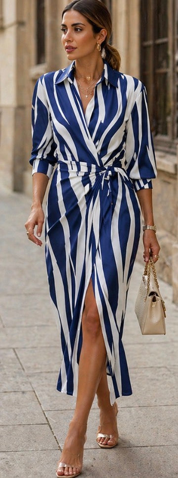 Nora | Printed Wrap Dress