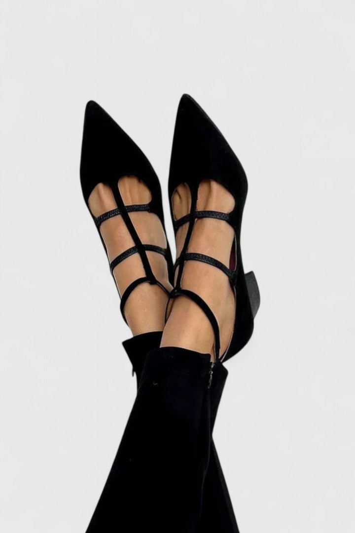 Elevated Elegant Real Leather Heels
