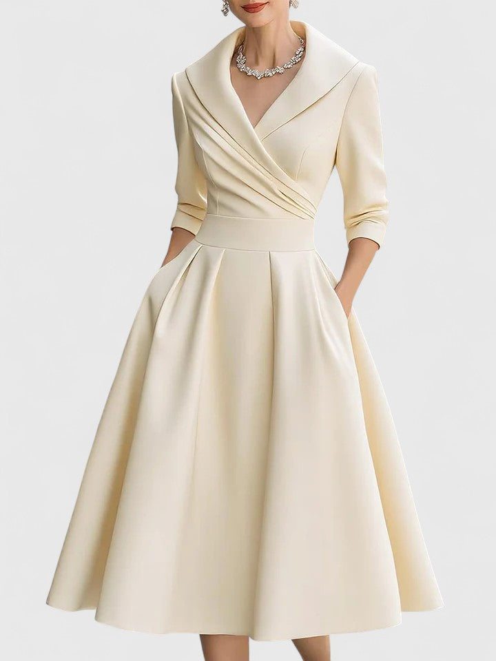 Zyrah™ | Elegant Midi Dress
