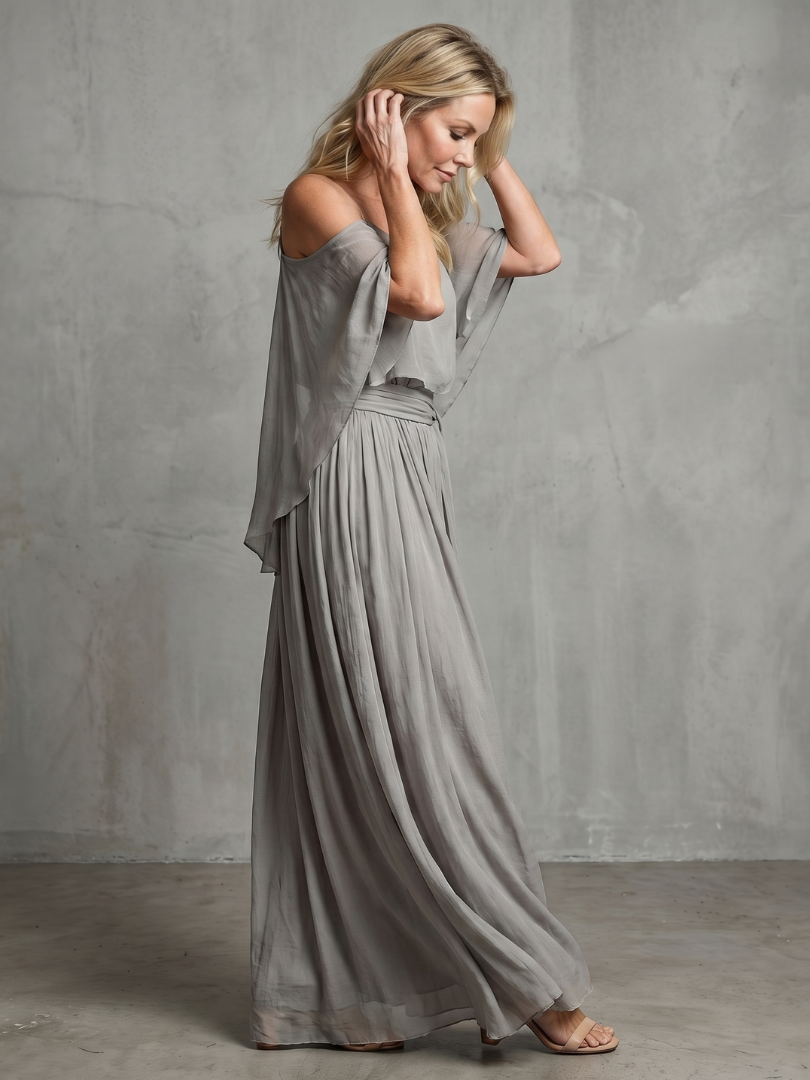 Marisa™ | Layered Cold Shoulder Wide Leg Set