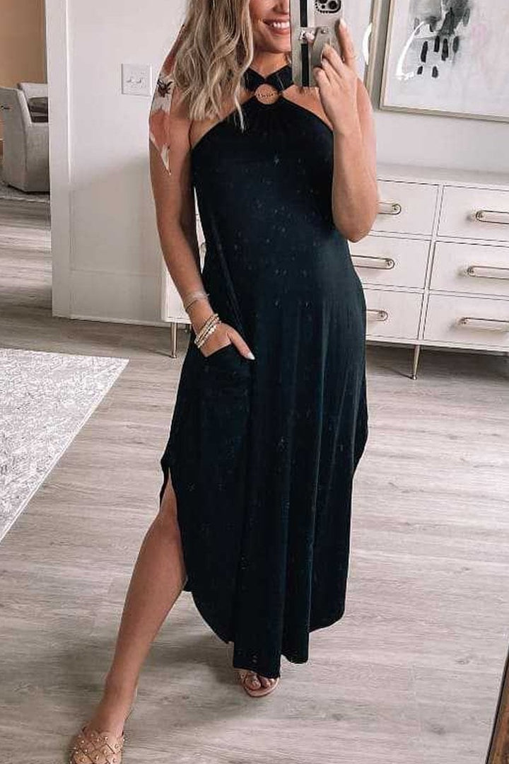 Jezrah™ | Halter Breeze Dress