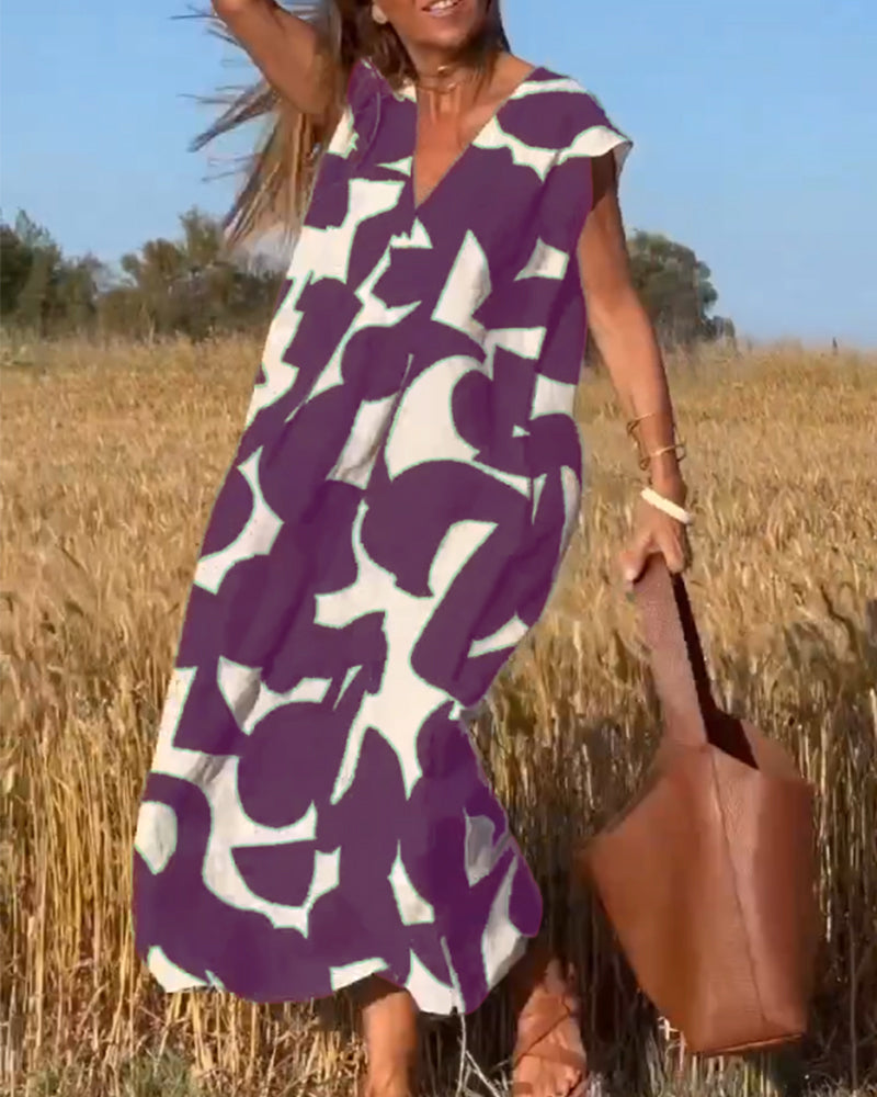 Kendall™ | Relaxed Abstract Dress