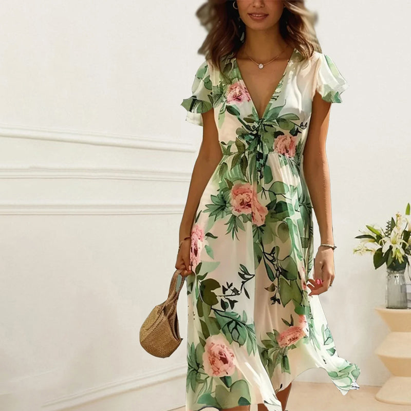 Nirella™ | Floral Breeze Dress