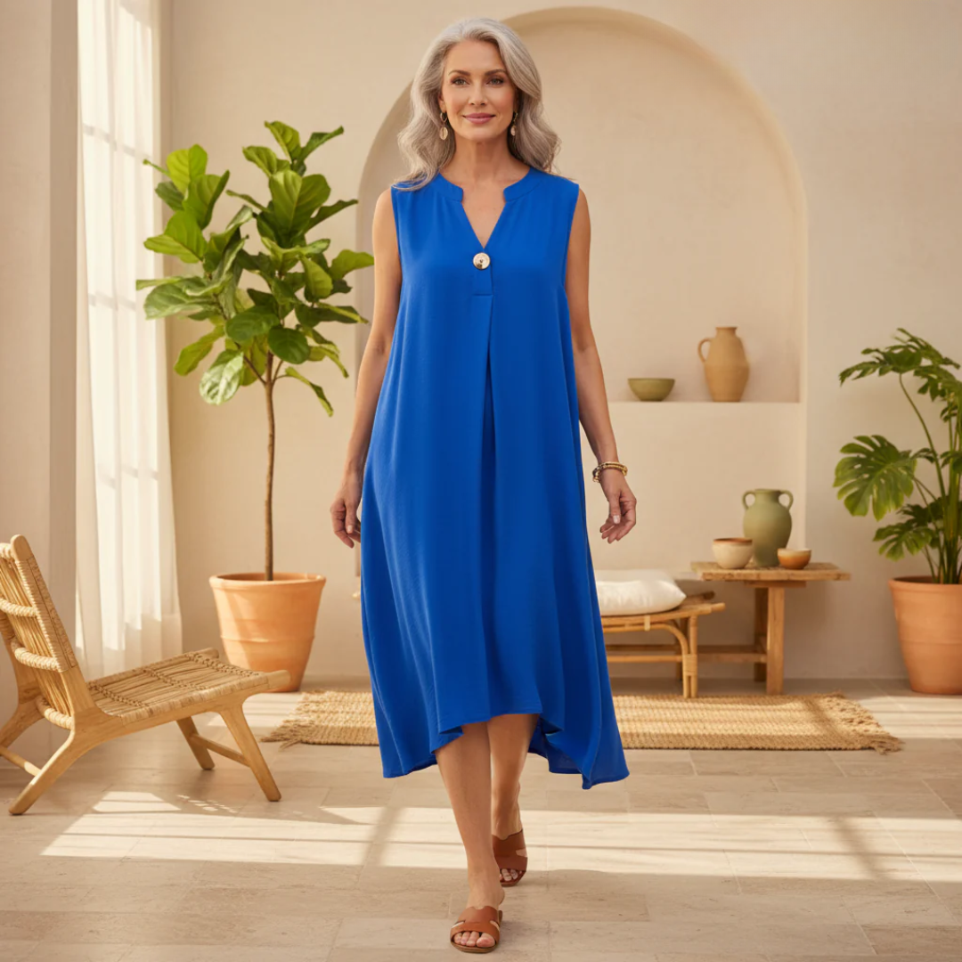 Elsie™ | Sleeveless V-neck Dress