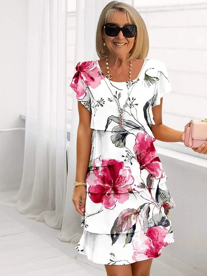 Reese | Ruffled Floral Dress