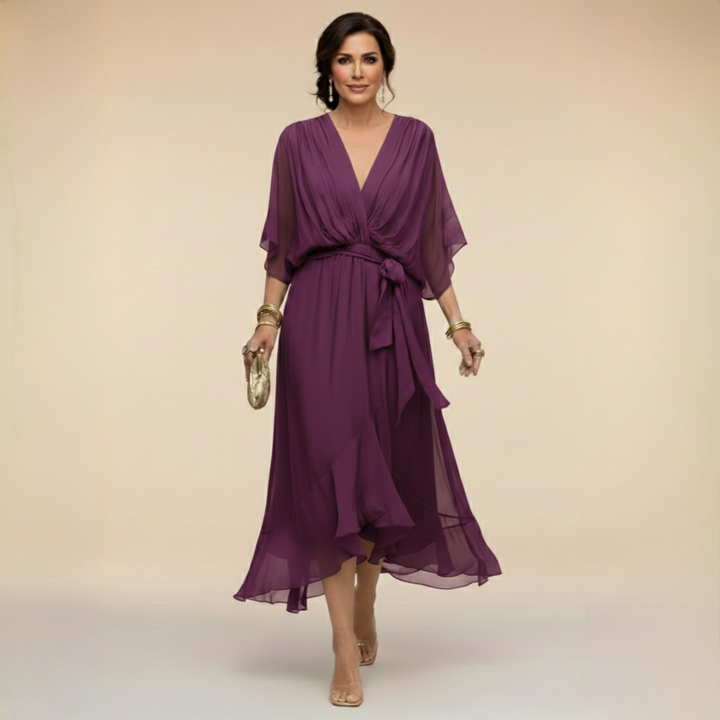 Sarah™ | Sandra V-Neck Dress