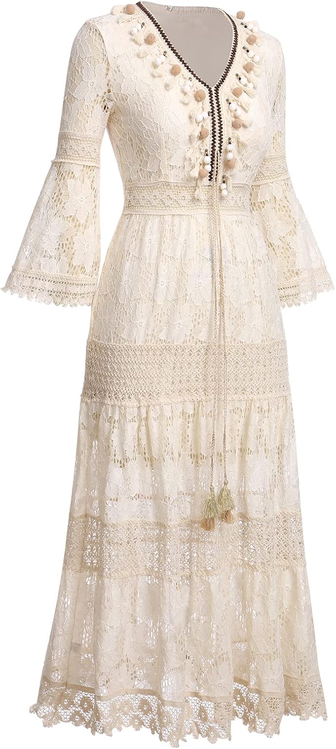 Amary™ | Boho Lace Dress