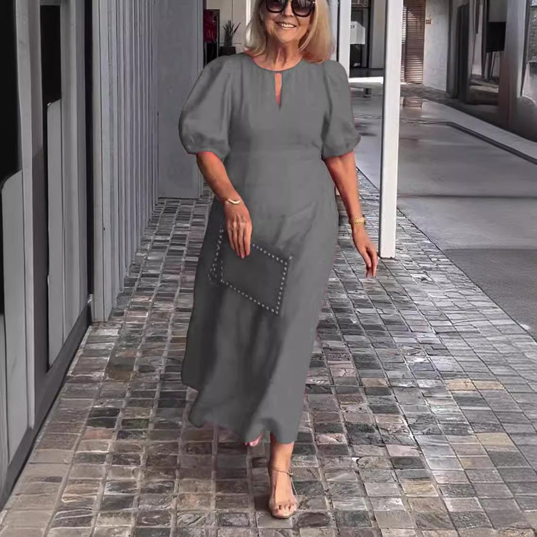 Juliana™ | Elegant Puff-Sleeve Dress