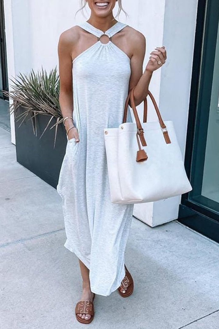 Jezrah™ | Halter Breeze Dress