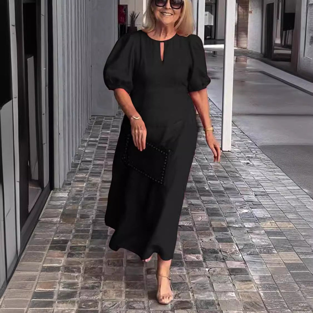 Juliana™ | Elegant Puff-Sleeve Dress