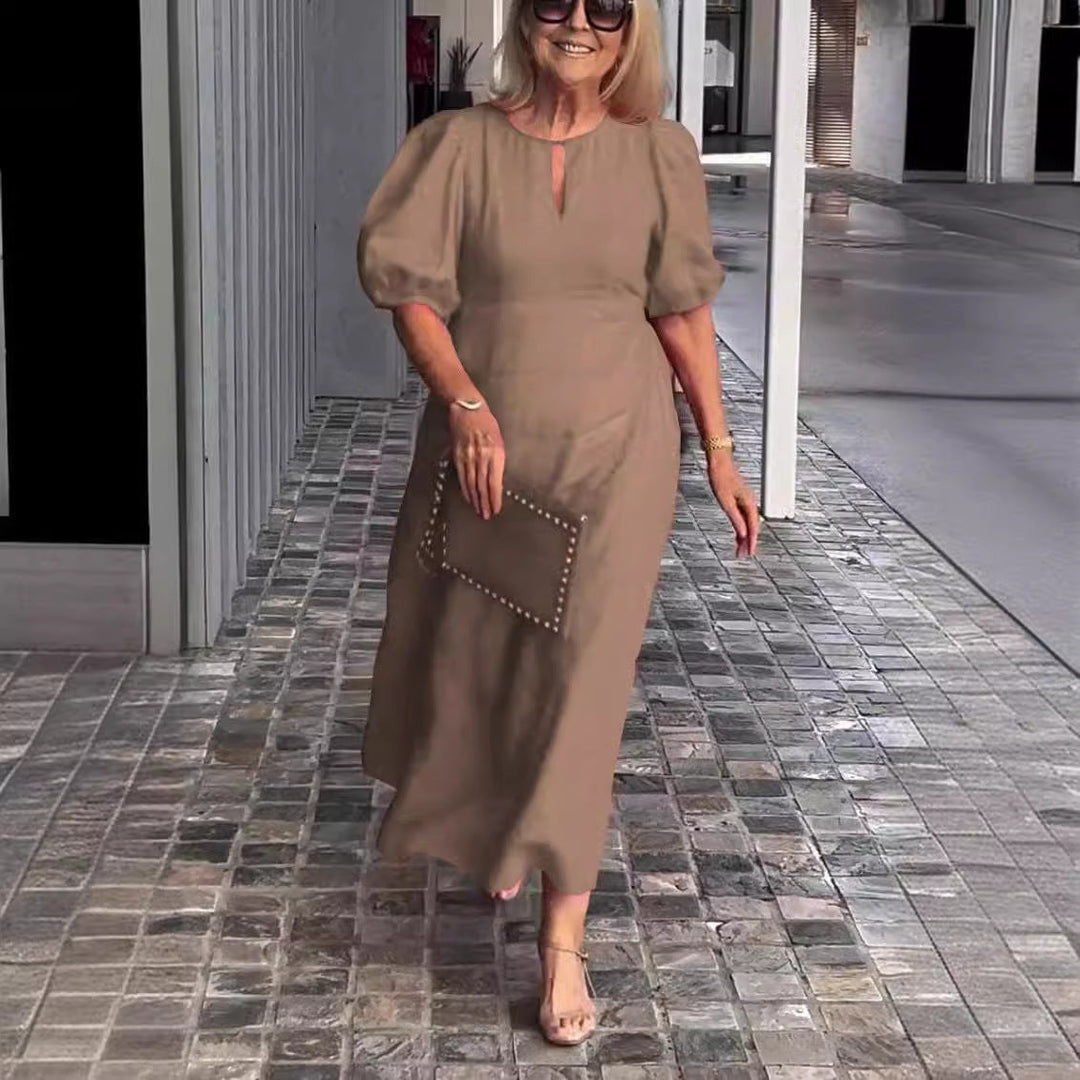 Juliana™ | Elegant Puff-Sleeve Dress