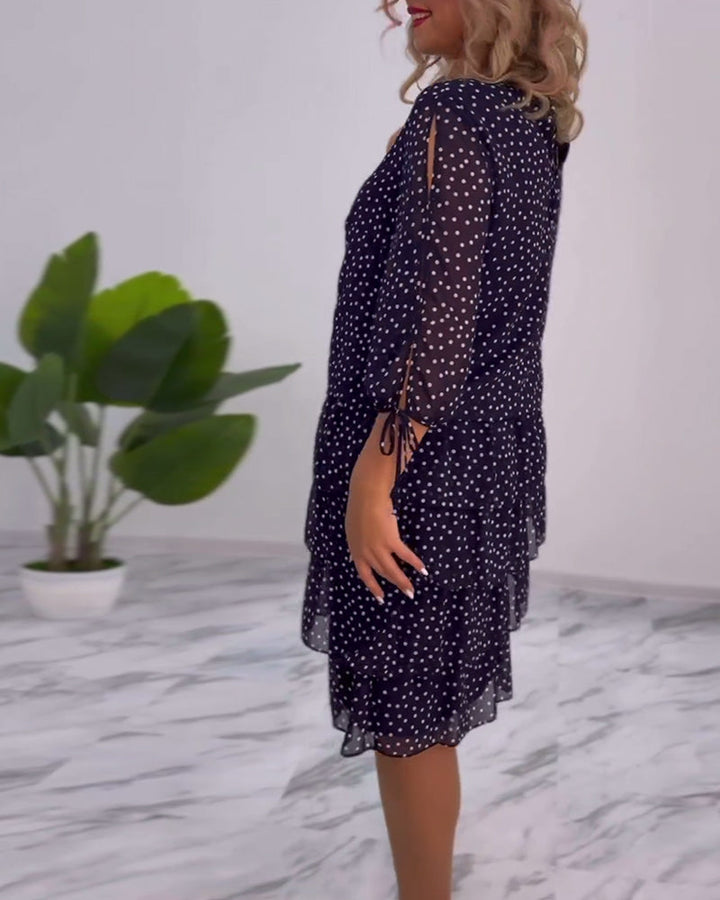 Tilly™ | Polka Dot Layered Dress