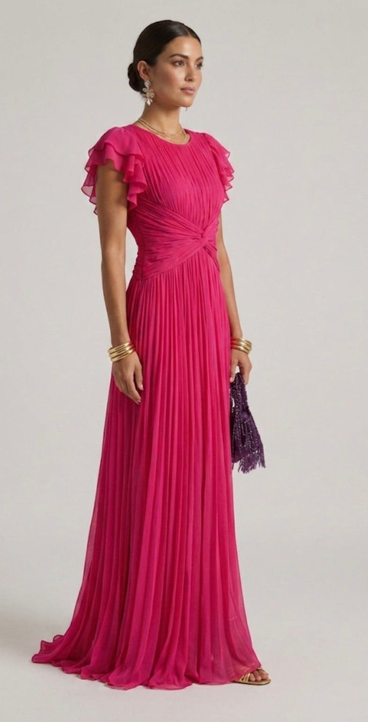 Grace | Pleated Evening Dress