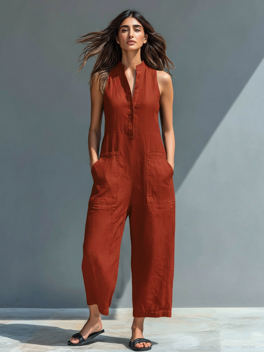 Vittoria | Minimalist Black Jumpsuit