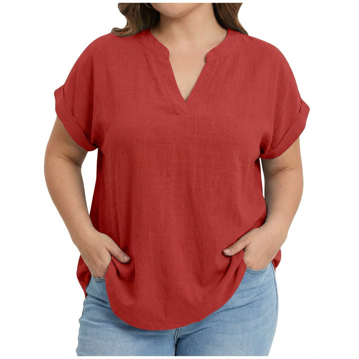 Vienne | Relaxed V-Neck Blouse