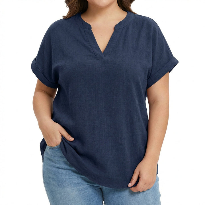 Vienne | Relaxed V-Neck Blouse