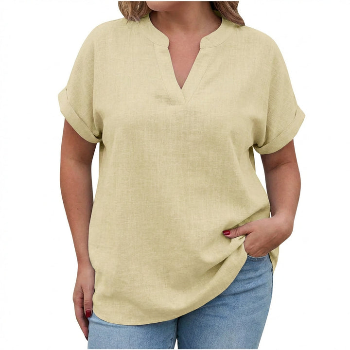 Vienne | Relaxed V-Neck Blouse
