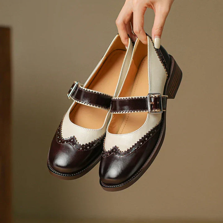 Miana Real Leather Mary Janes