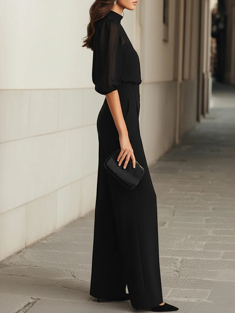 Jessica™ | Black Sheer Three-Piece Set