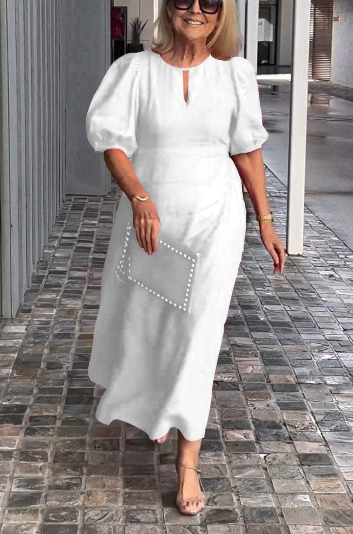 Juliana™ | Elegant Puff-Sleeve Dress