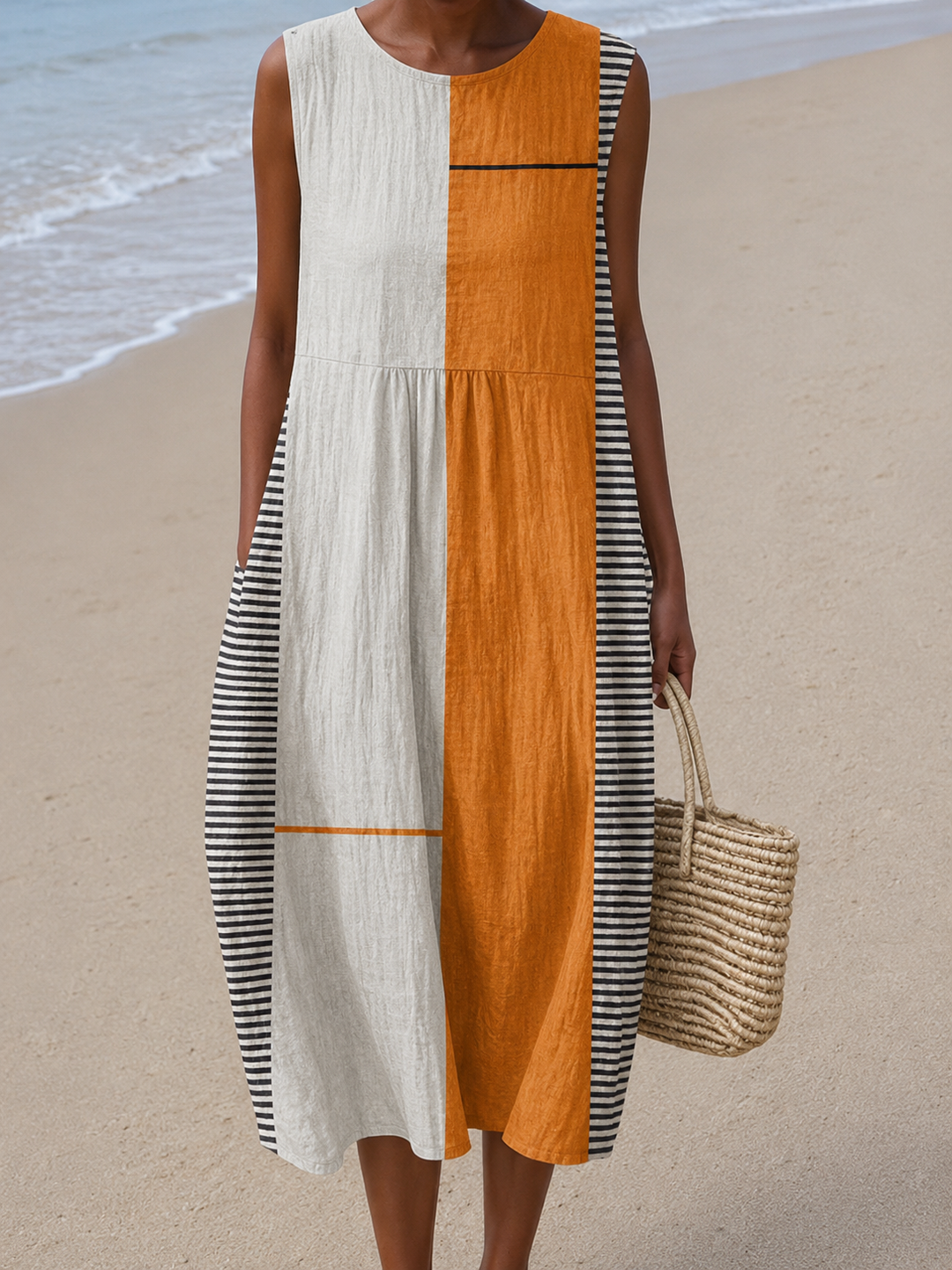 May™ Colorblock Midi Dress