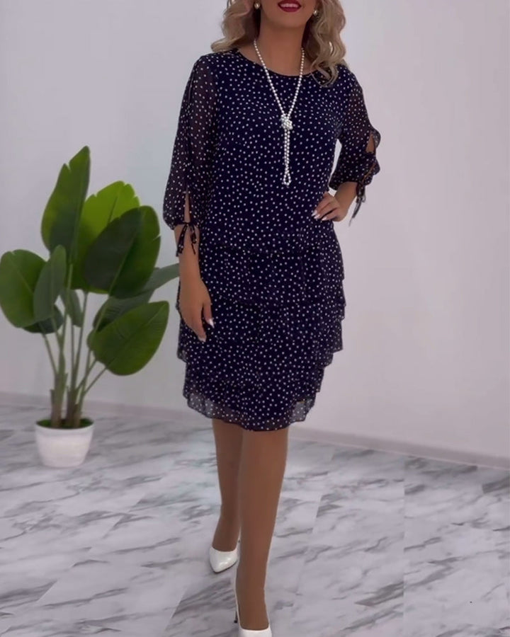 Tilly™ | Polka Dot Layered Dress