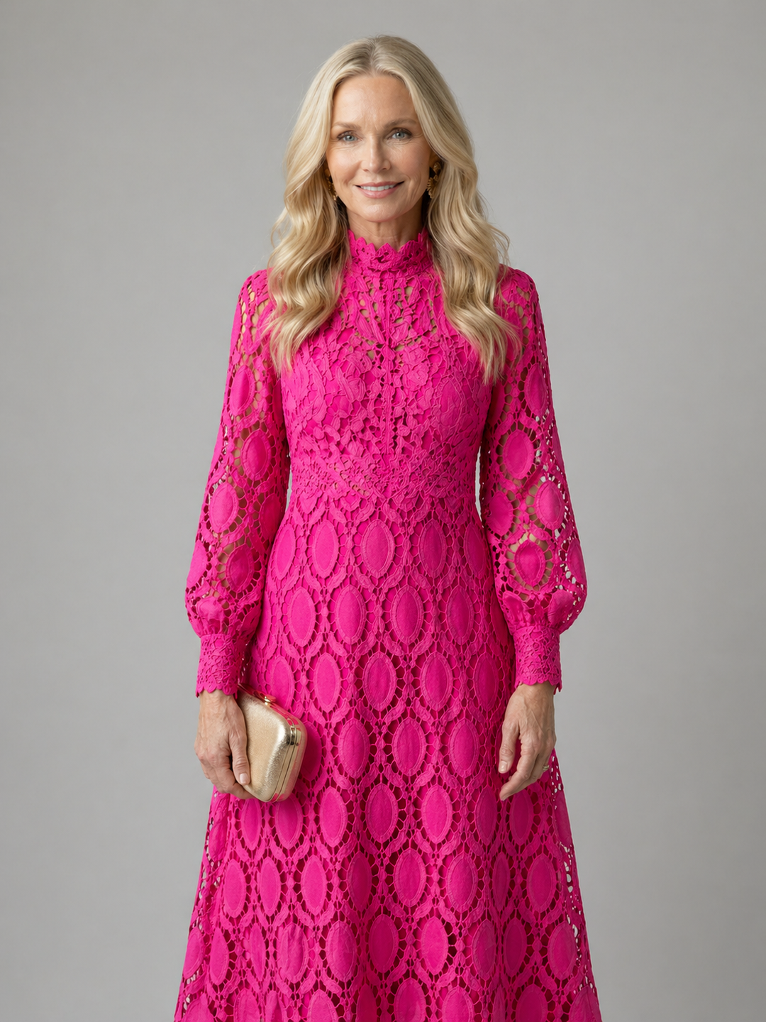Naomi | Lace Midi Dress