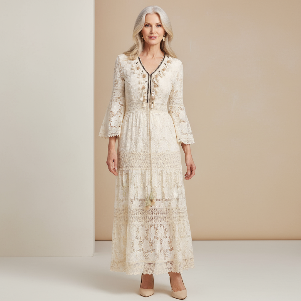 Amary™ | Boho Lace Dress