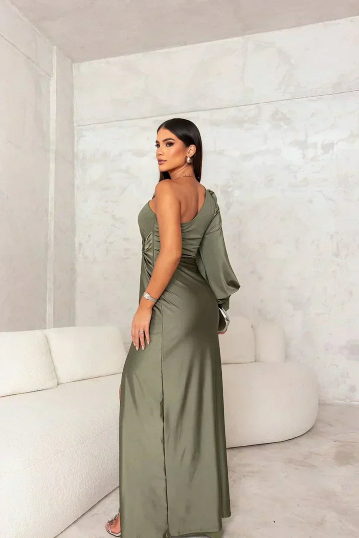 Riley | One-Shoulder Evening Maxi Dress