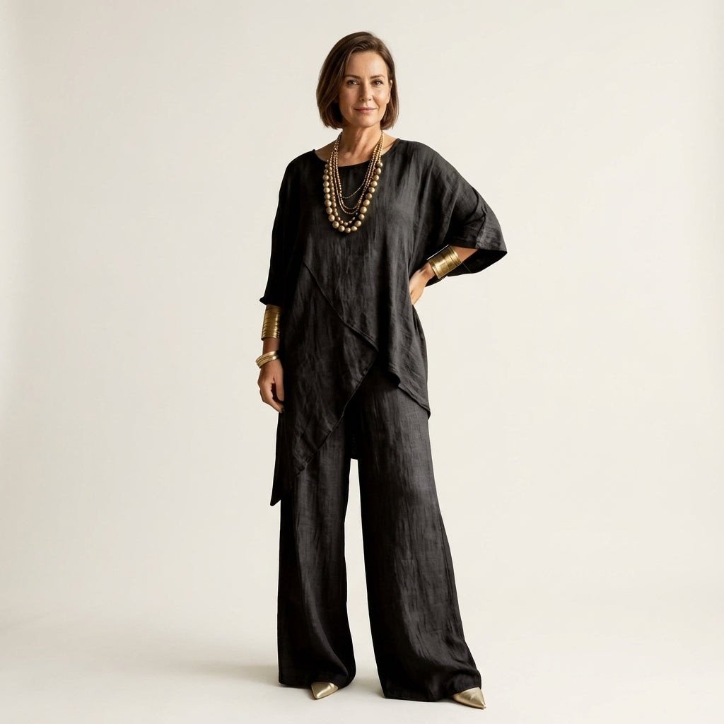 Shoyana | Asymmetric Two-Piece Set