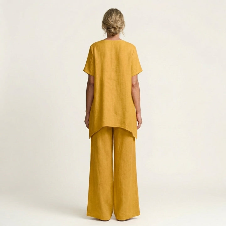 Libiana |  Relaxed V-Neck Set