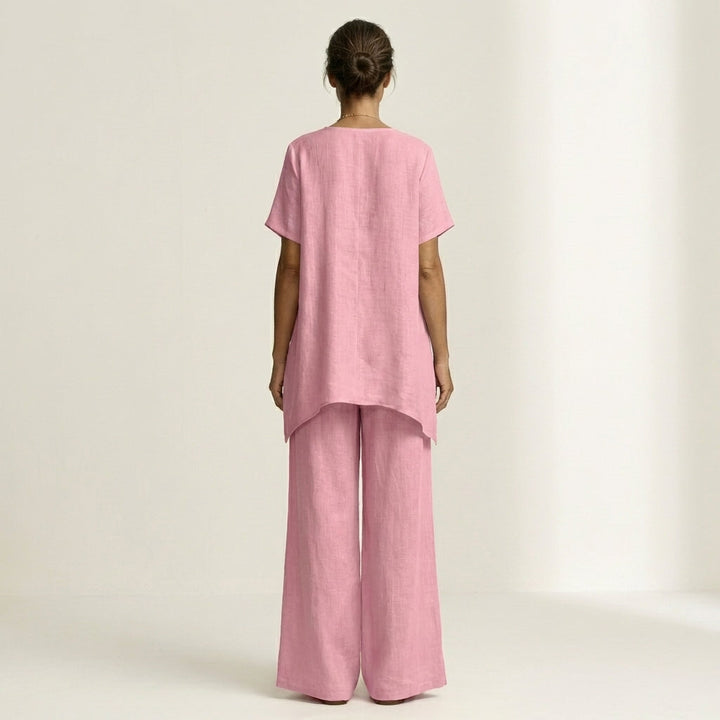 Libiana |  Relaxed V-Neck Set