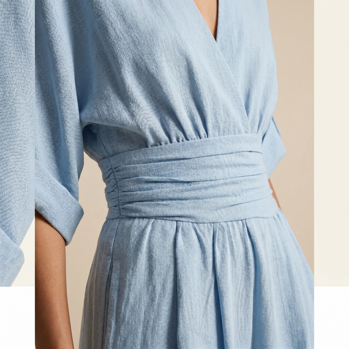 The Capella | V-Neck High-Waist Jumpsuit