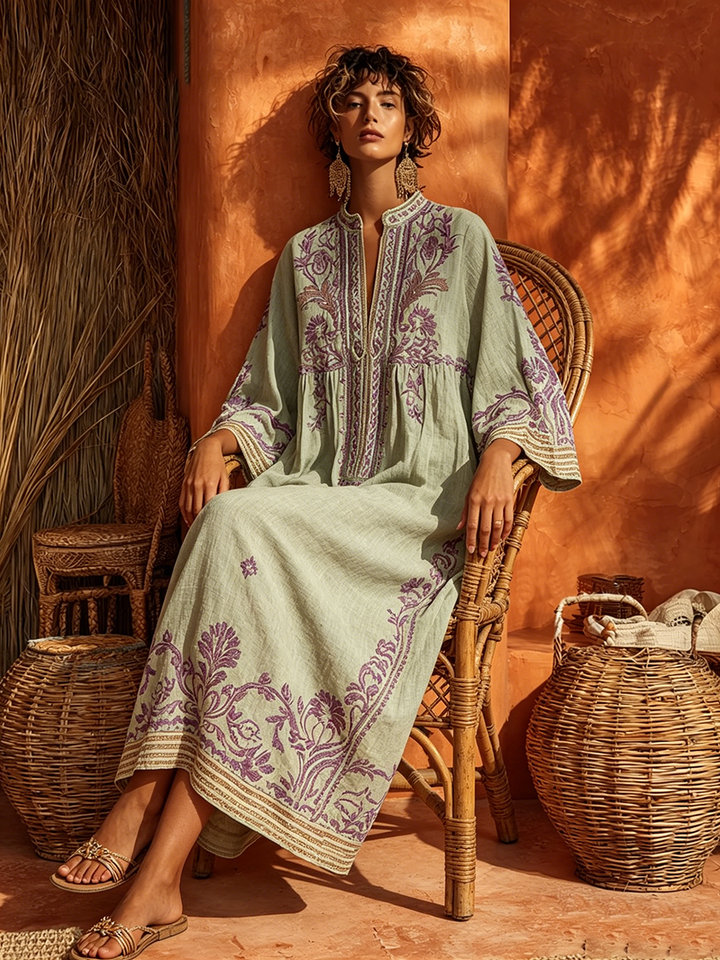 Celestina | Boho Dress with Mediterranean Charm