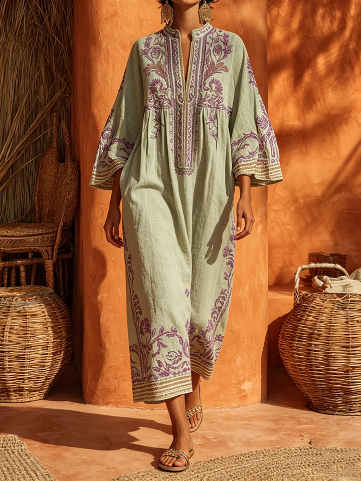 Celestina | Boho Dress with Mediterranean Charm