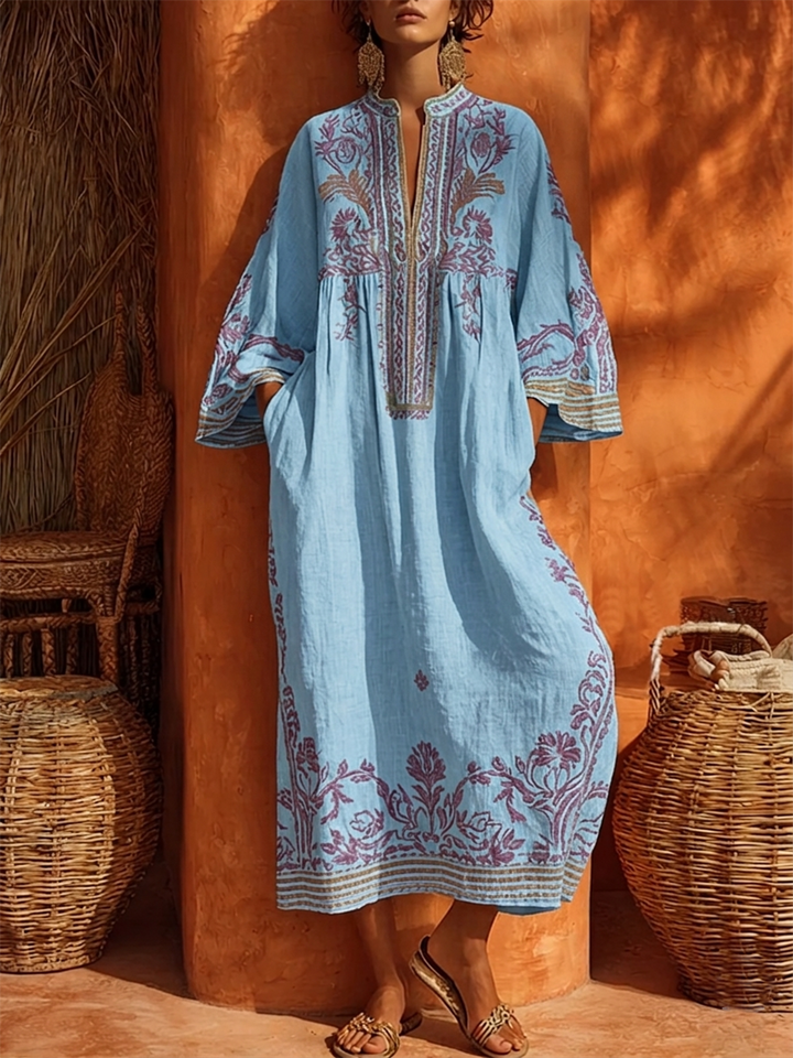 Celestina | Boho Dress with Mediterranean Charm