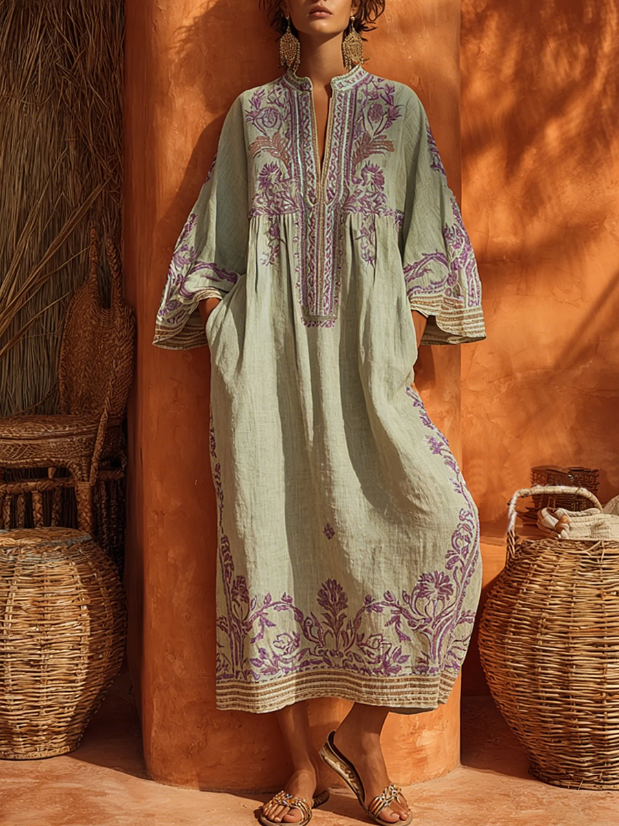 Celestina | Boho Dress with Mediterranean Charm