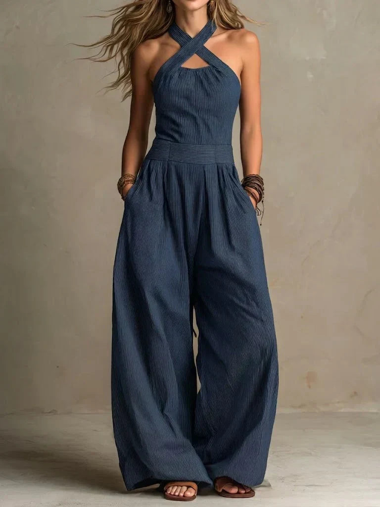 Bianca | Elegant Cross-Front Jumpsuit