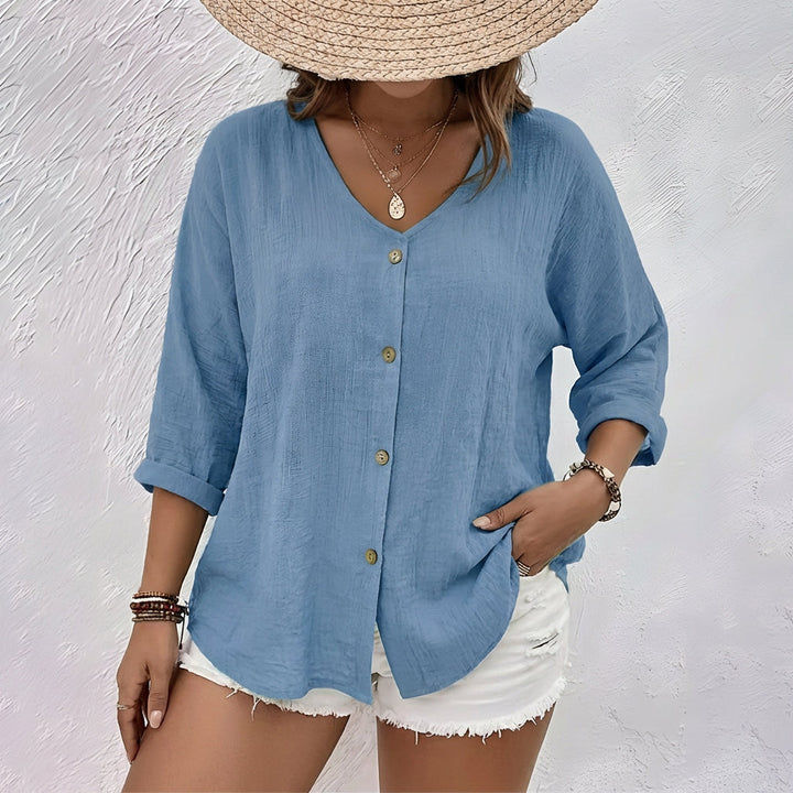 Lottie | Relaxed Button-Up Blouse