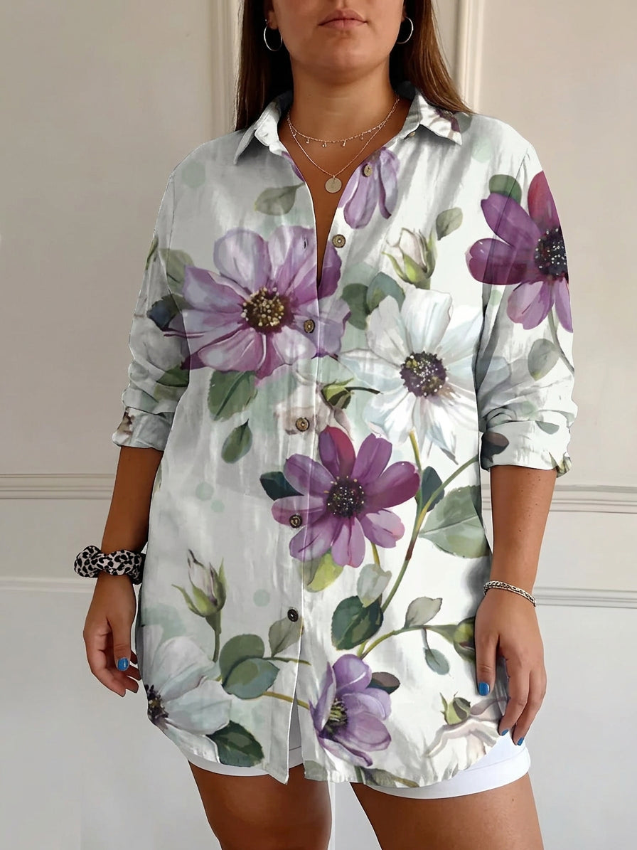 Opaline | Chic Blouse with Whimsical Prints