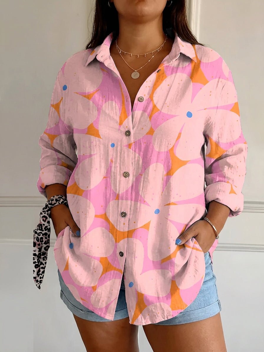 Opaline | Chic Blouse with Whimsical Prints