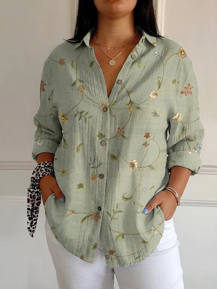 Opaline | Chic Blouse with Whimsical Prints