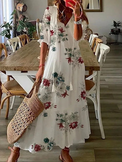 Michaela™ | Boho Tummy Coverage Dress
